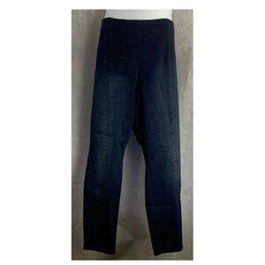 INC Women's Plus Size Seamed Jean Leggings Jeggings, Indigo Dark Blue, 24W